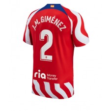 Atletico Madrid Jose Gimenez #2 Hemmatröja 2022-23 Korta ärmar